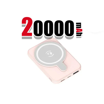 500000Mah Wireless Magnetic Power Bank 22.5W Super Fast Charging Portable External Battery Powerbank for Iphone Samsung