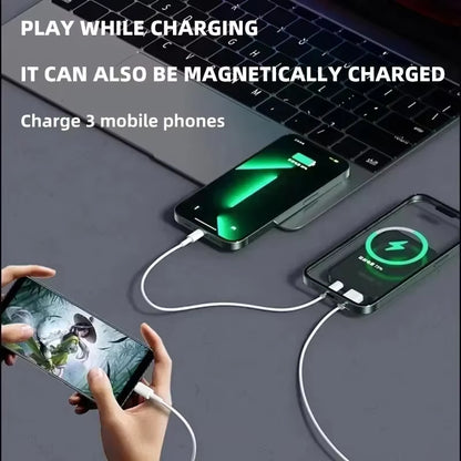 100000Mah Magnetic Power Bank Wireless Fast Charger for Magsafe Mini Portable Power Bank for Iphone Huawei Samsung Android