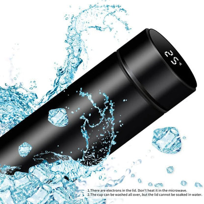 500Ml Smart Water Bottle Stainless Steel Thermos Temperature Display Leakproof Vacuum Flasks Coffee Cup Milk Mug Valentines Day