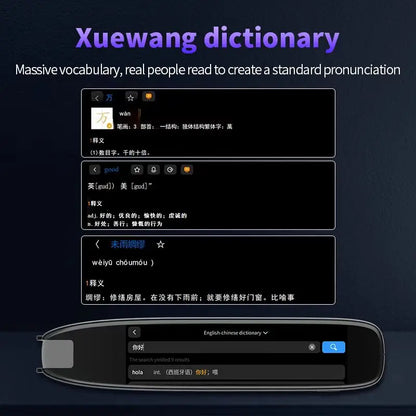 Smart Voice Translator S65 Pro 142 Languages WIFI Scan Translation Pen Scanning Translation Pen for Business Travel Abroad