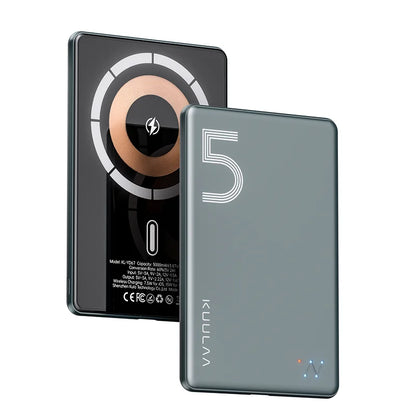 Magnetic Power Bank 5000Mah Magnetic Wireless Phone Charger External Battery 20W Fast Charging for Iphone 17 16 Powerbank