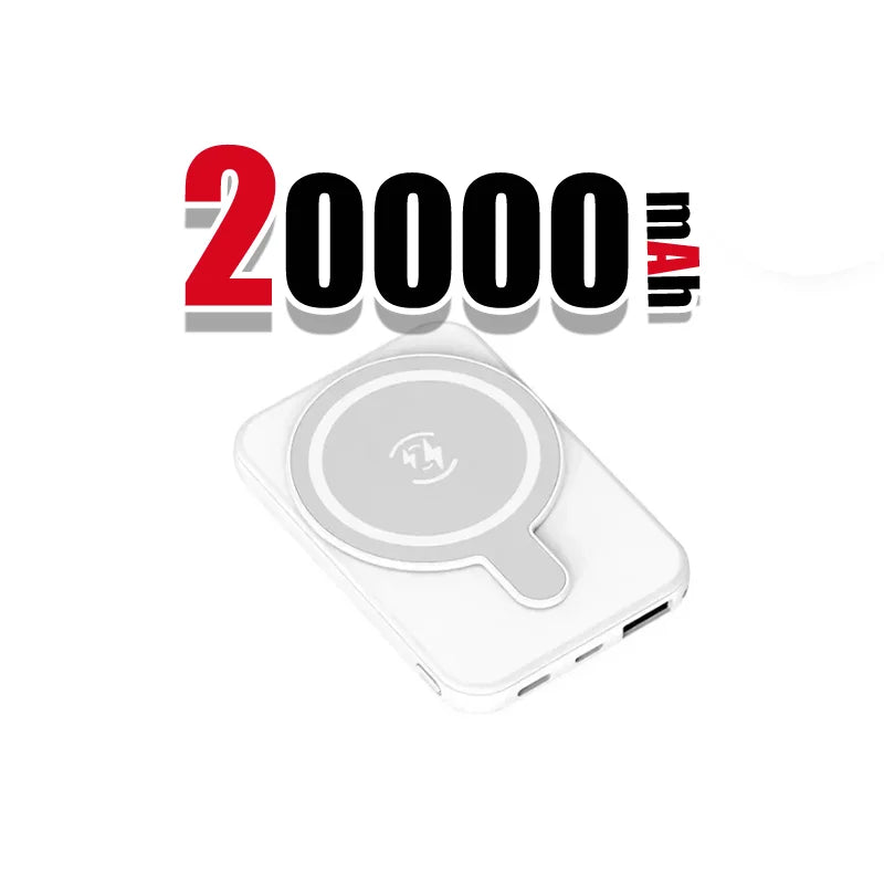 500000mah wireless magnetic power bank 22.5w super fast charging portable external battery powerbank for iphone samsung