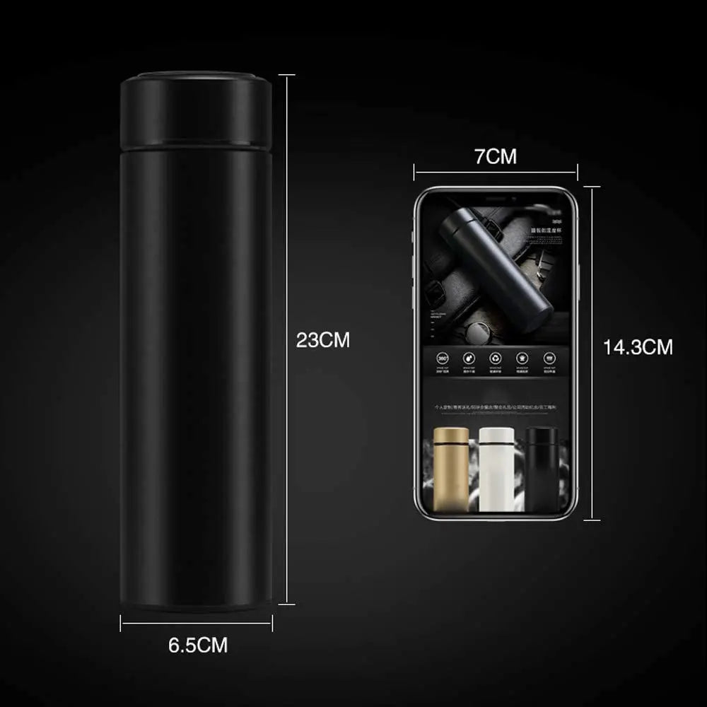 smart digital thermos water bottle stainless steel vacuum flask coffee thermal mug insulated water bottle tumbler drinking cup