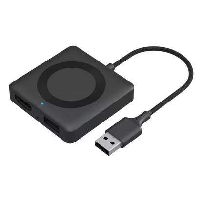 Car TV Wireless Carplay Adapter and Wireless Android Auto Adapter for Iphone Android Watching Videos on Car Screen