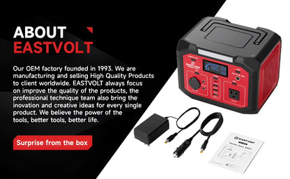 Portable Power Station 240W 201.6Wh56000Mah Lithium-Ion Battery
