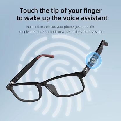2026 Modular AI Smart Glasses Detachable Frame AI Translation Voice Assistant Audio Eyewear Smart Sunglasses for Men Women Bulk
