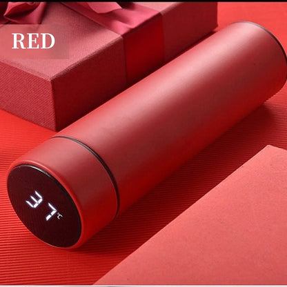 500Ml 304 Stainless Steel Insulated Cup Material Intelligent Temperature Measurement Digital Display for Office Car Travel Use