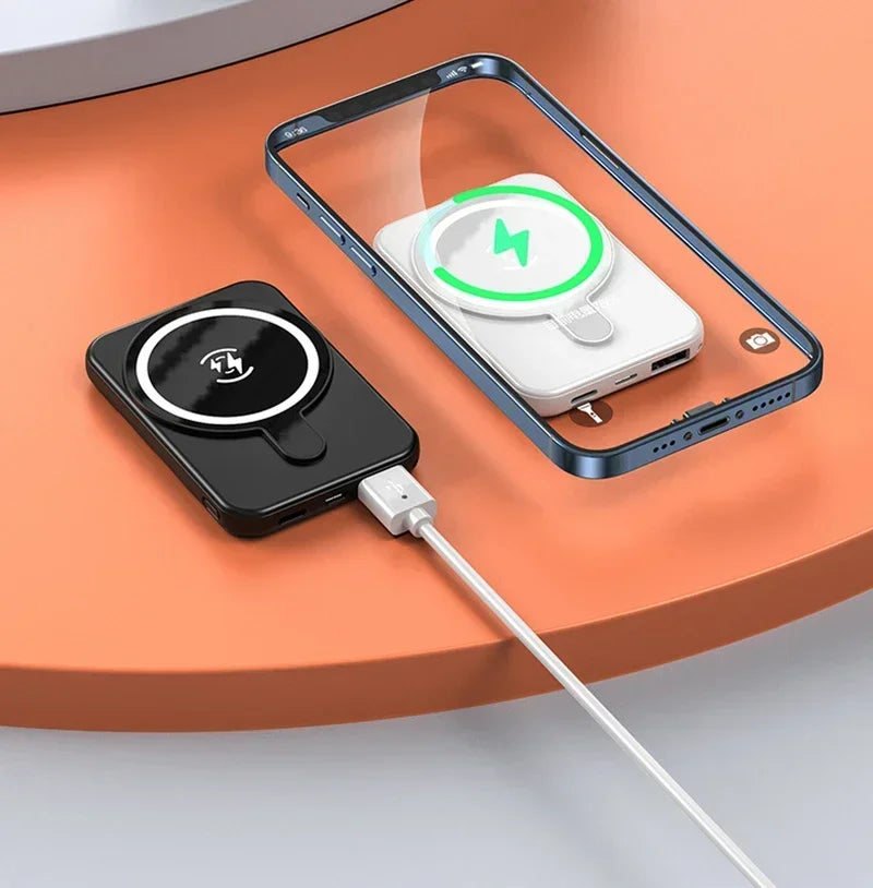 500000Mah Wireless Magnetic Power Bank 22.5W Super Fast Charging Portable External Battery Powerbank for Iphone Samsung