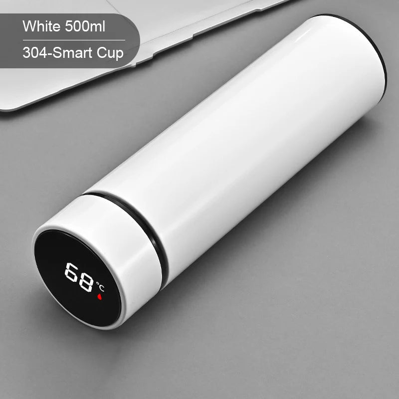 smart digital thermos water bottle stainless steel vacuum flask coffee thermal mug insulated water bottle tumbler drinking cup