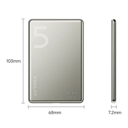 Magnetic Power Bank 5000Mah Magnetic Wireless Phone Charger External Battery 20W Fast Charging for Iphone 17 16 Powerbank