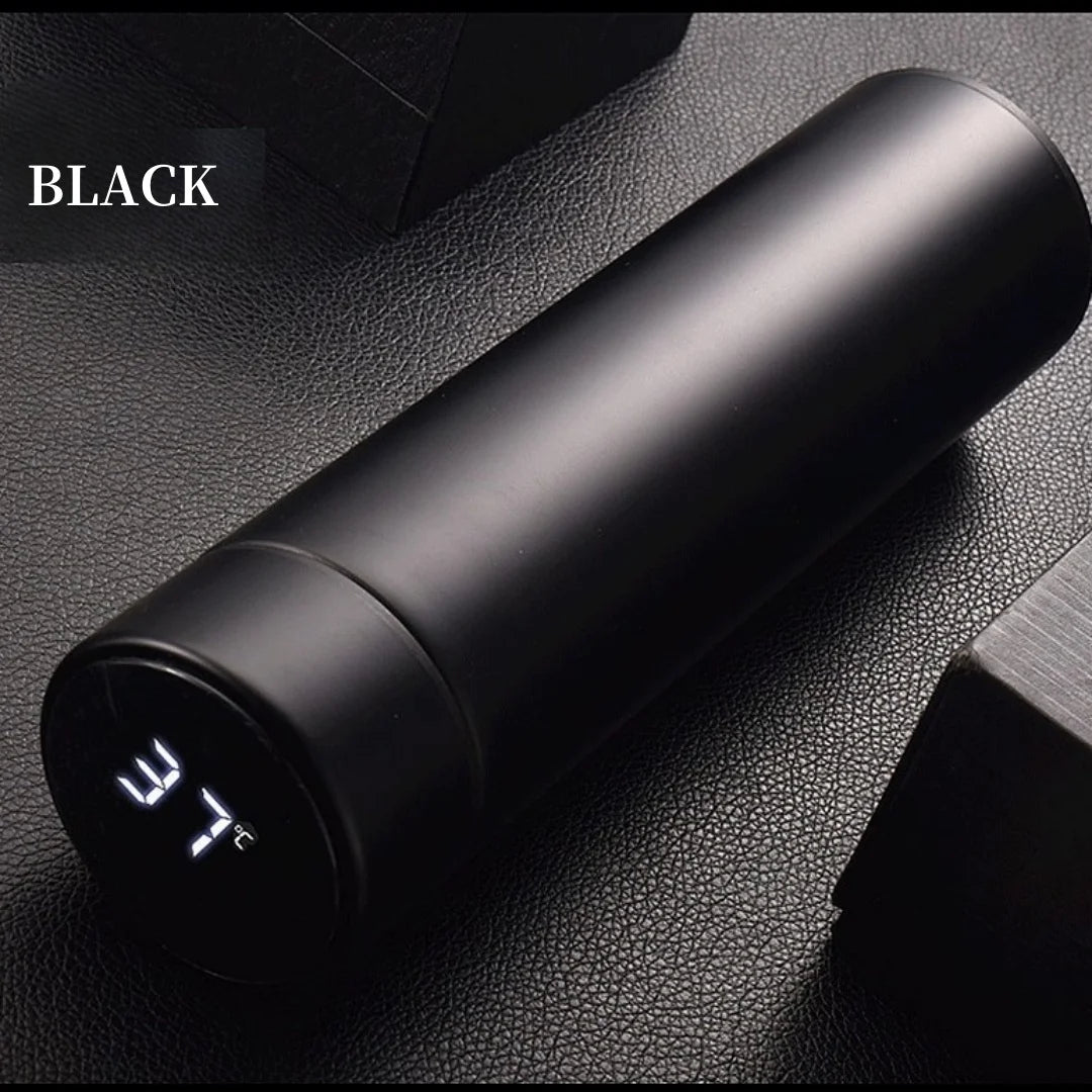 500Ml 304 Stainless Steel Insulated Cup Material Intelligent Temperature Measurement Digital Display for Office Car Travel Use